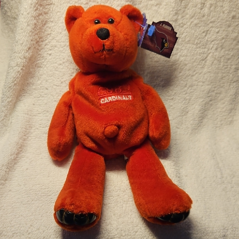Plush Orange Bear Toy